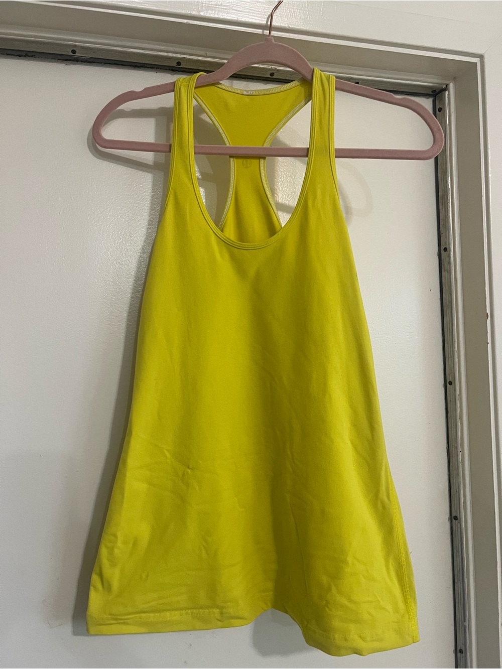 Women’s Yellow Racerback Tank Top